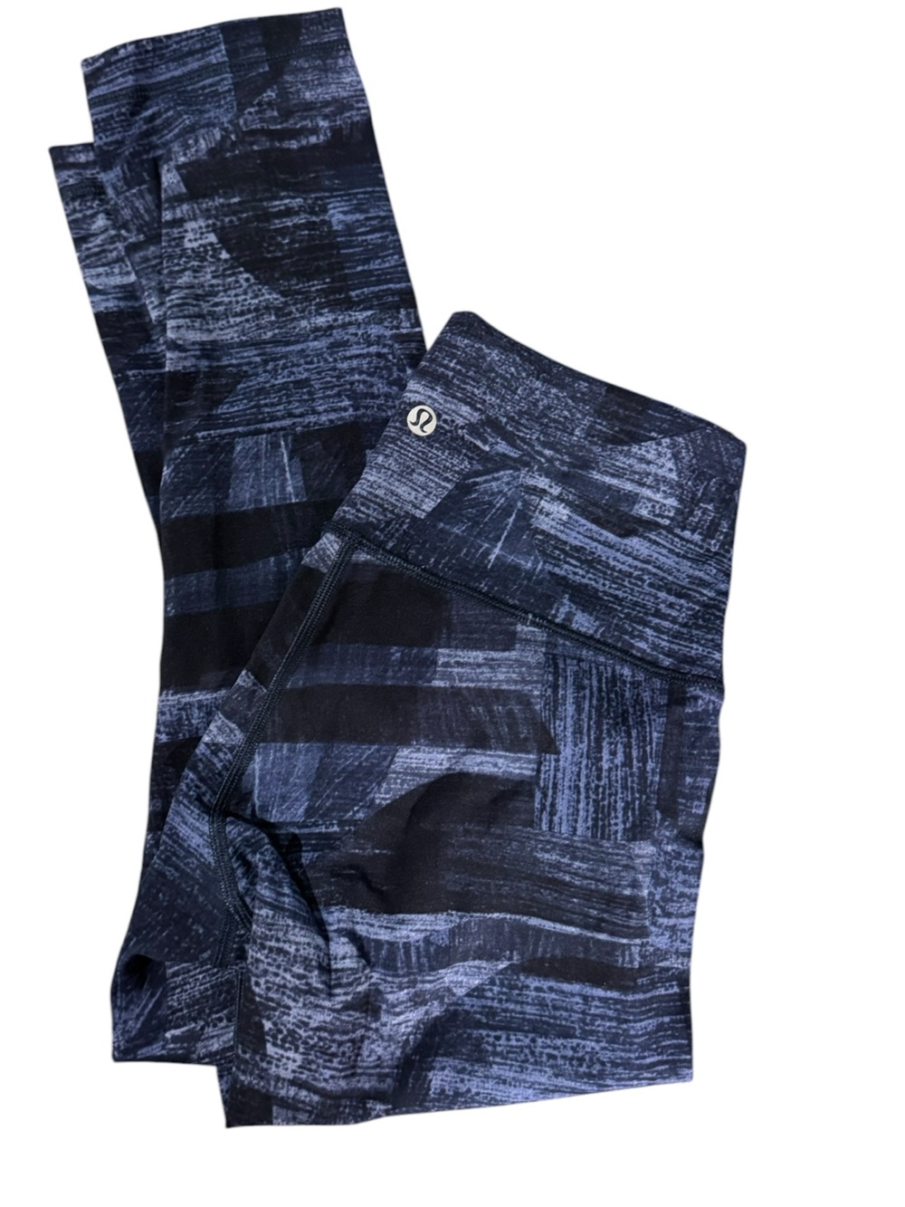 lululemon athletica Navy & Black Patterned Leggings